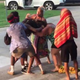 A woman, identified as CoreLogic Inc. employee Tracey Carver, is shown in a video apparently involved in the initial altercation that prompted police response to a pool party in McKinney, Texas, June 5, 2015.
YouTube screenshot
